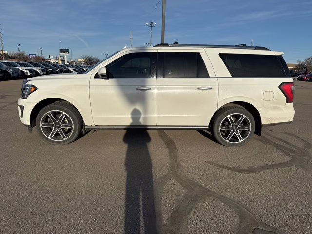 2020 Star White Metallic Tri-Coat Ford Expedition Max Limited 4X4 SUV