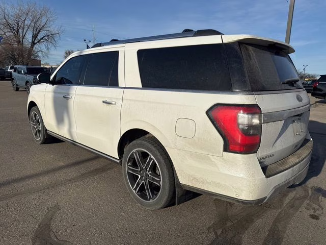 2020 Star White Metallic Tri-Coat Ford Expedition Max Limited 4X4 SUV