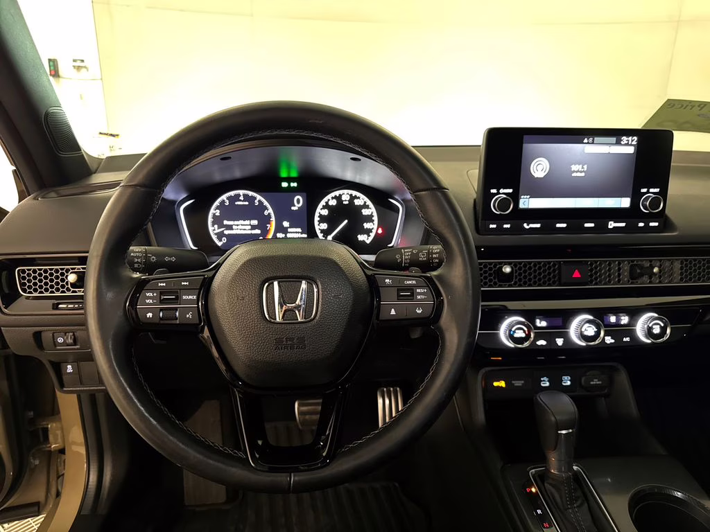 2025 Sand Dune Pearl Honda Civic Sport FWD Hatchback