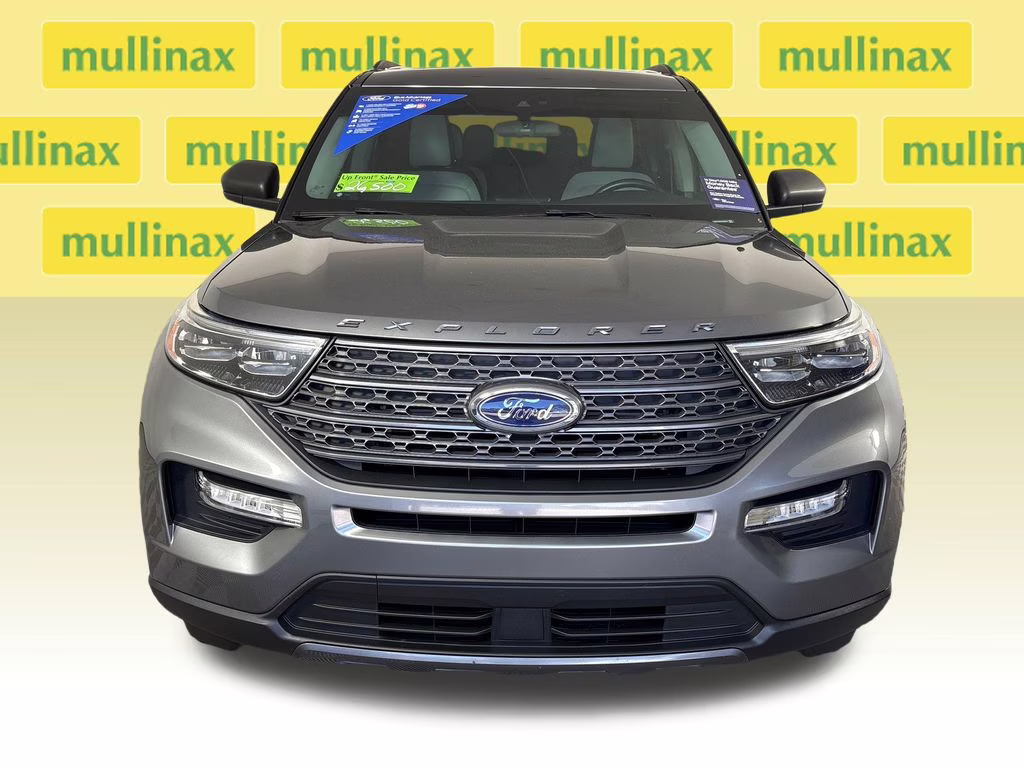 2021 Gray Metallic Ford Explorer XLT RWD SUV