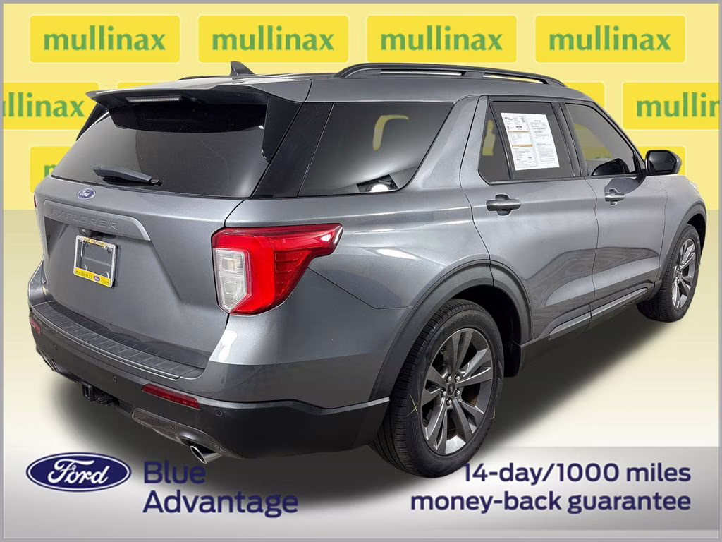 2021 Gray Metallic Ford Explorer XLT RWD SUV