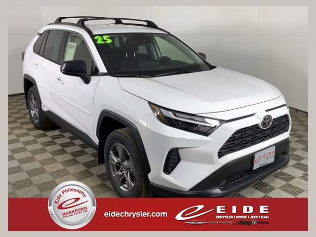 2025 Ice Cap Toyota RAV4 Hybrid LE AWD SUV