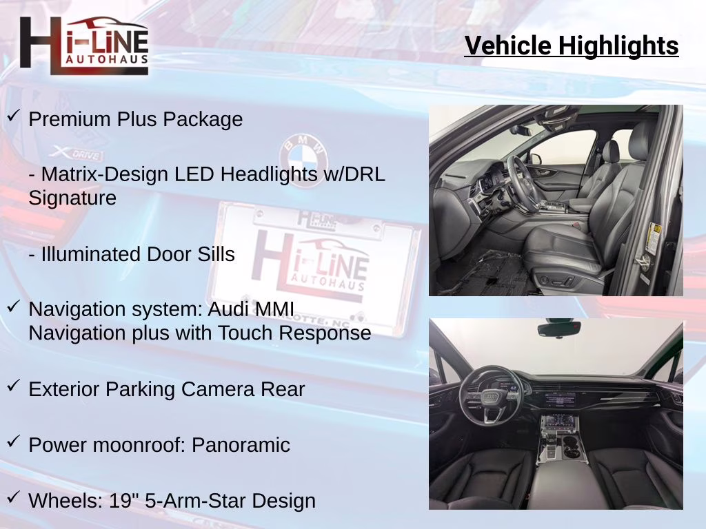 2023 Samurai Gray Metallic Audi Q7 45 Premium Plus AWD SUV