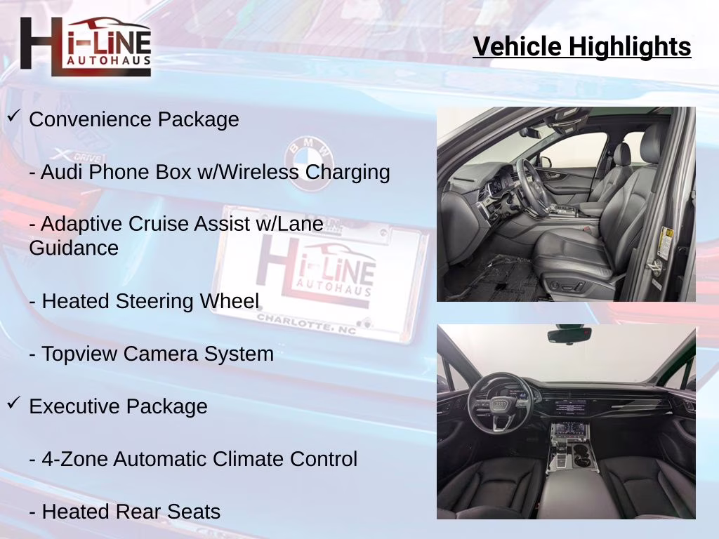 2023 Samurai Gray Metallic Audi Q7 45 Premium Plus AWD SUV