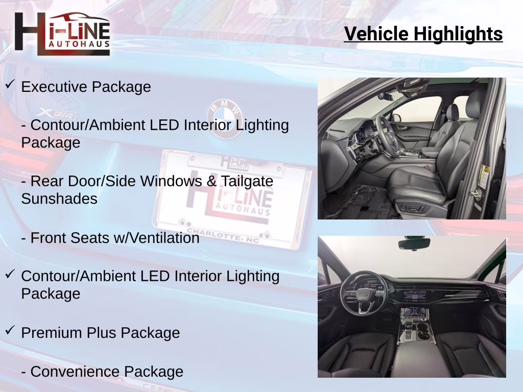 2023 Samurai Gray Metallic Audi Q7 45 Premium Plus AWD SUV