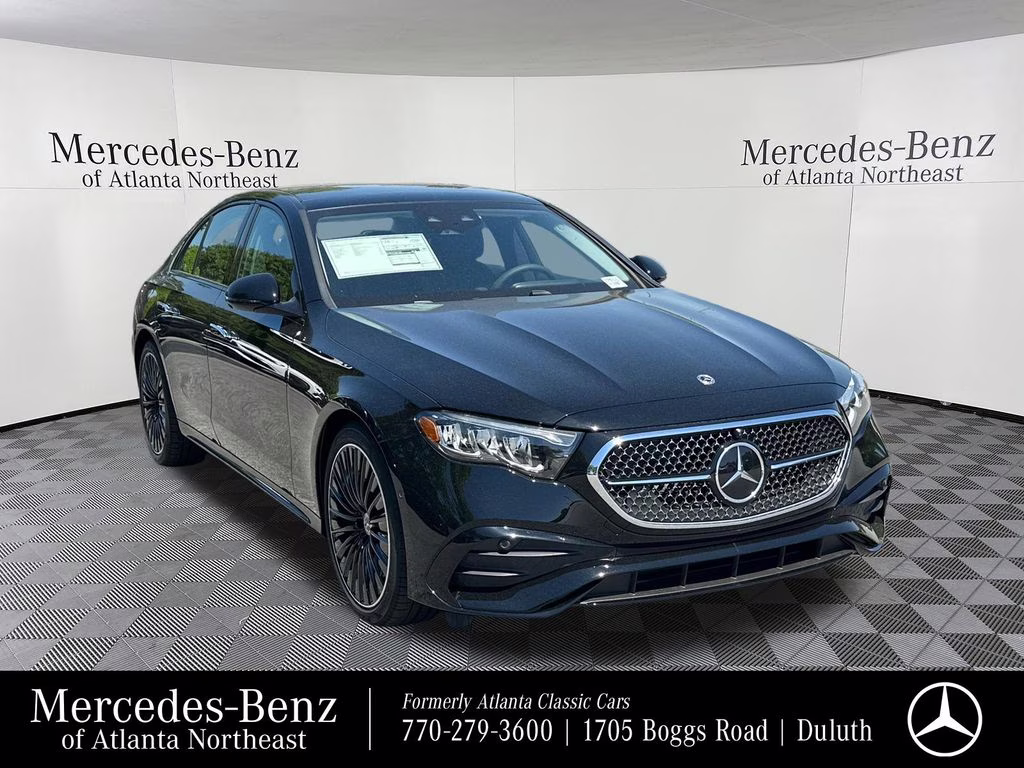 2026 Black Mercedes-Benz E-Class E 450 AWD Sedan