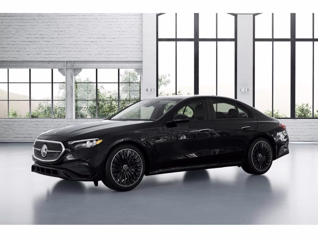2026 Black Mercedes-Benz E-Class E 450 AWD Sedan