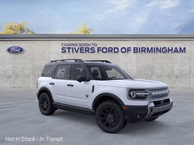 2026 Space White Metallic Ford Bronco Sport Badlands 4X4 SUV