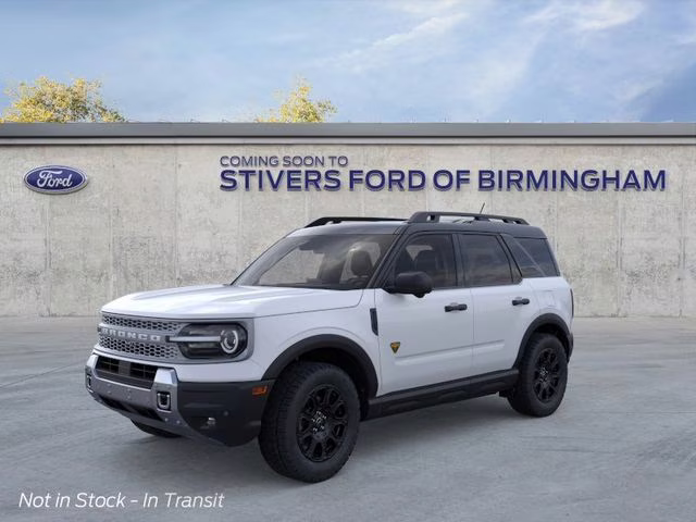 2026 Space White Metallic Ford Bronco Sport Badlands 4X4 SUV