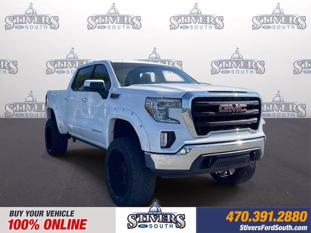2021 Summit White GMC Sierra 1500 Base 4X4 Truck