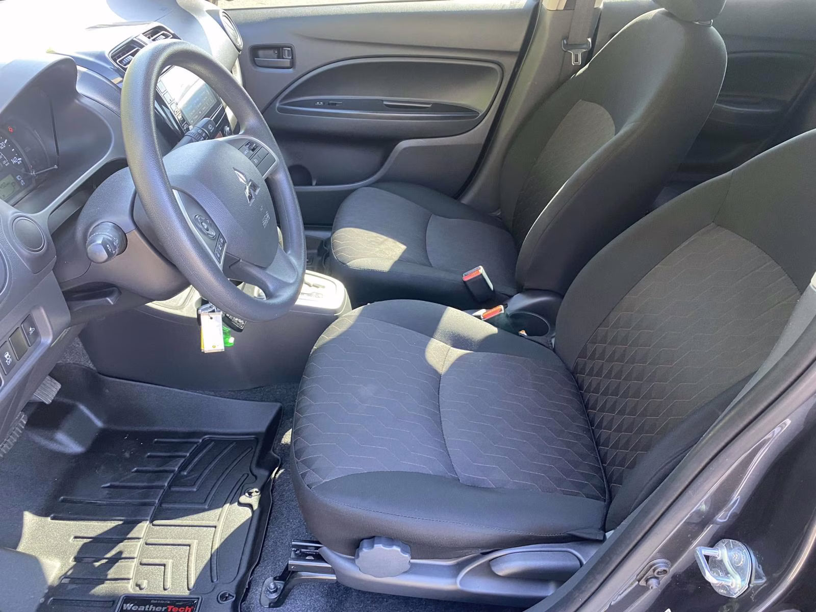 2024 Graphite Gray Metallic Mitsubishi Mirage ES FWD Hatchback