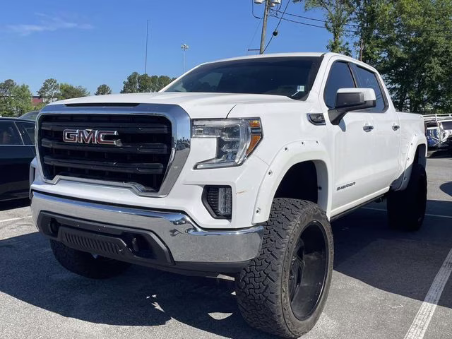 2021 Summit White GMC Sierra 1500 Base 4X4 Truck