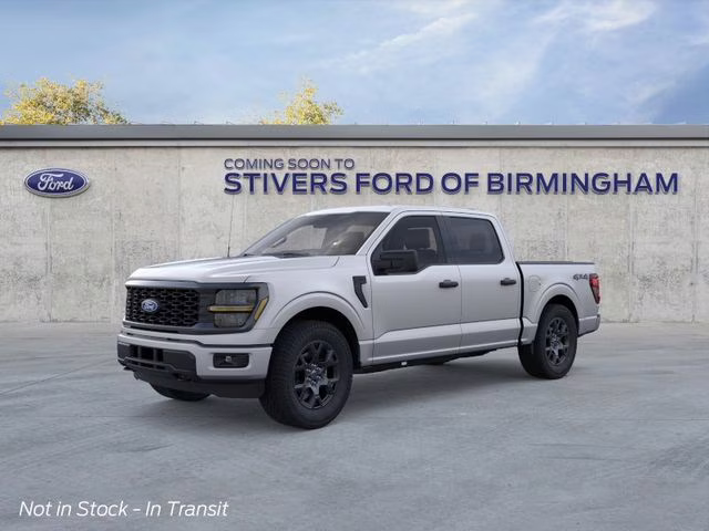 2026 Iconic Silver Metallic Ford F-150 STX 4X4 Truck