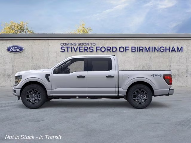 2026 Iconic Silver Metallic Ford F-150 STX 4X4 Truck