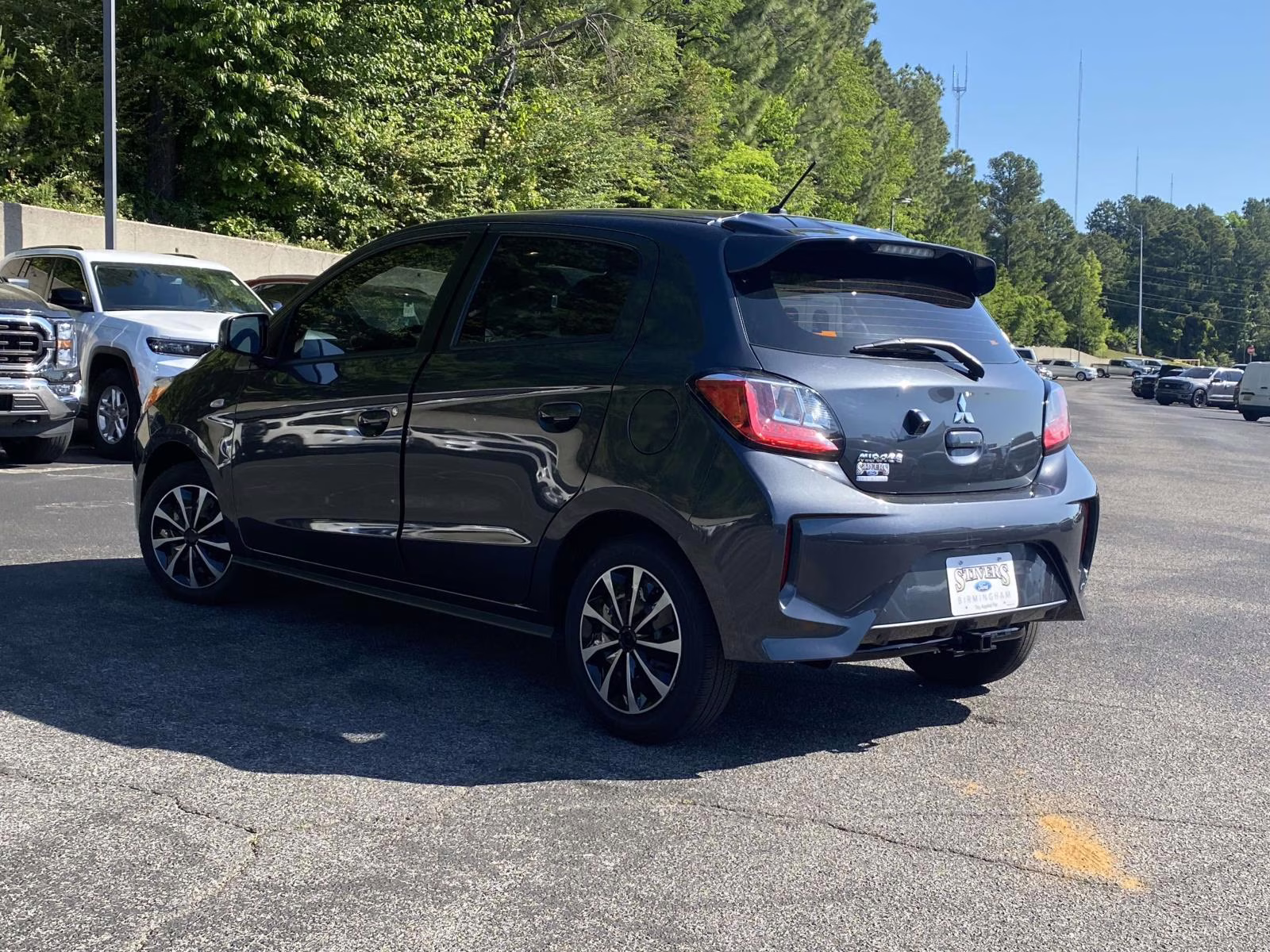 2024 Graphite Gray Metallic Mitsubishi Mirage ES FWD Hatchback