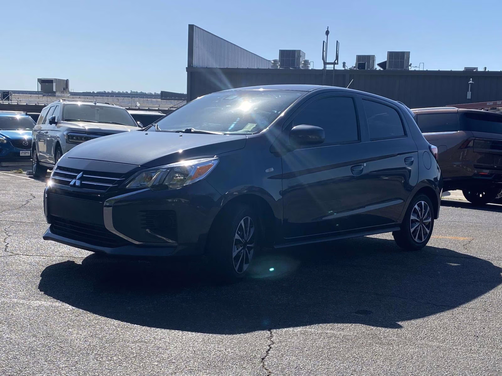 2024 Graphite Gray Metallic Mitsubishi Mirage ES FWD Hatchback
