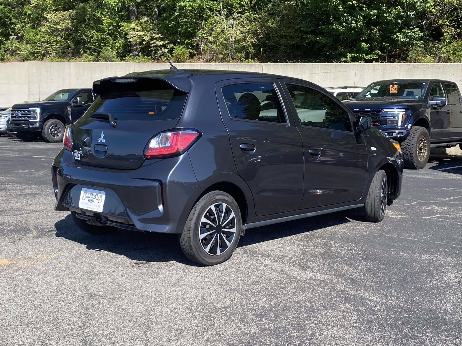 2024 Graphite Gray Metallic Mitsubishi Mirage ES FWD Hatchback