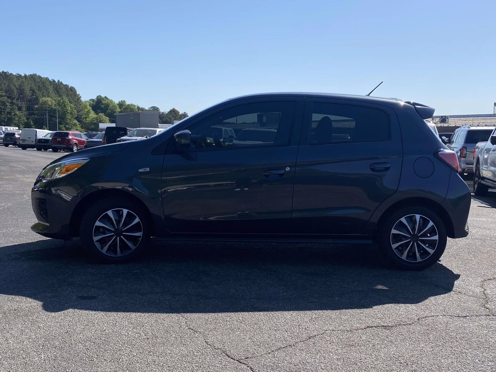 2024 Graphite Gray Metallic Mitsubishi Mirage ES FWD Hatchback