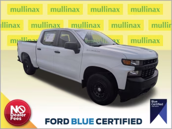 2020 Summit White Chevrolet Silverado 1500 WT 4X4 Truck
