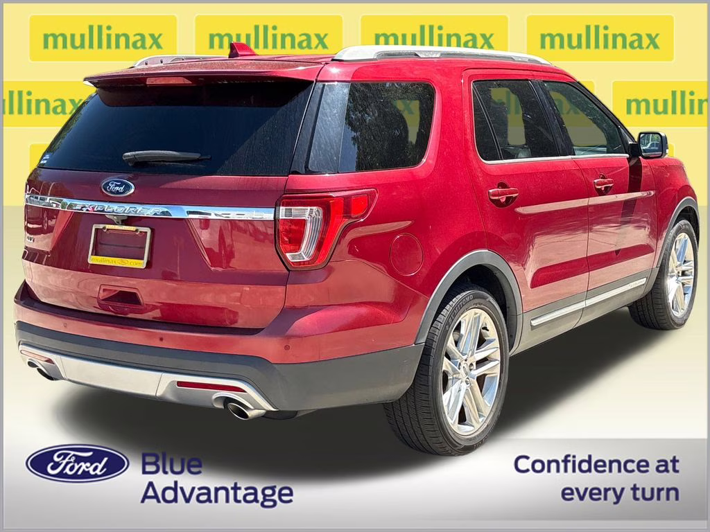 2017 Ruby Red Metallic Ford Explorer XLT FWD SUV