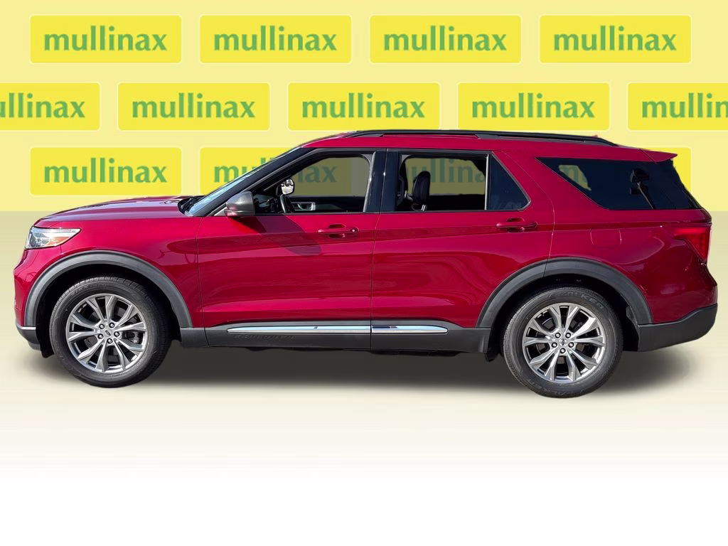 2020 Red Metallic Ford Explorer XLT RWD SUV