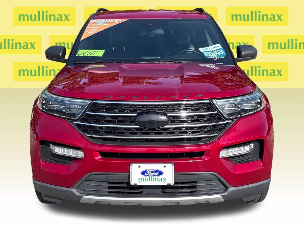 2020 Red Metallic Ford Explorer XLT RWD SUV