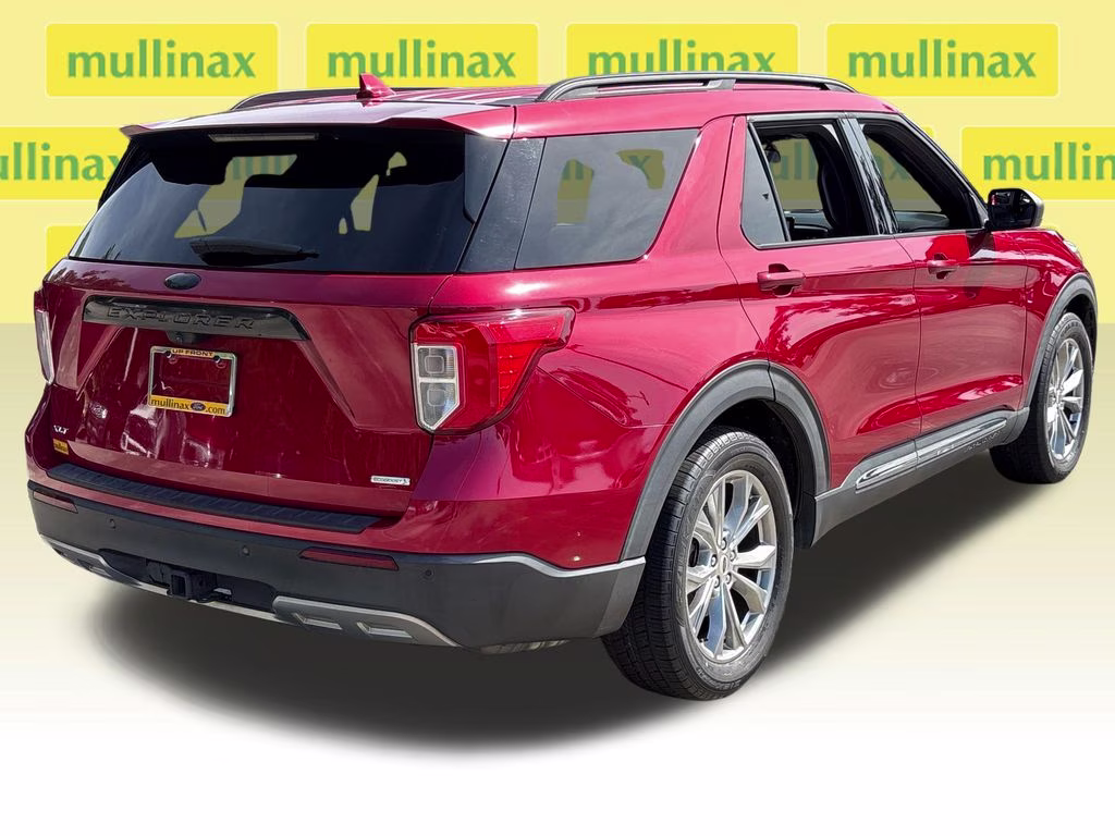 2020 Red Metallic Ford Explorer XLT RWD SUV