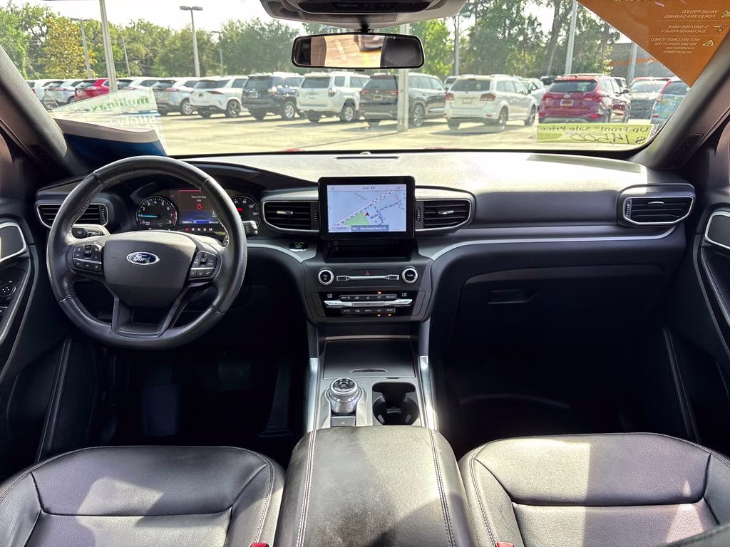 2020 Red Metallic Ford Explorer XLT RWD SUV