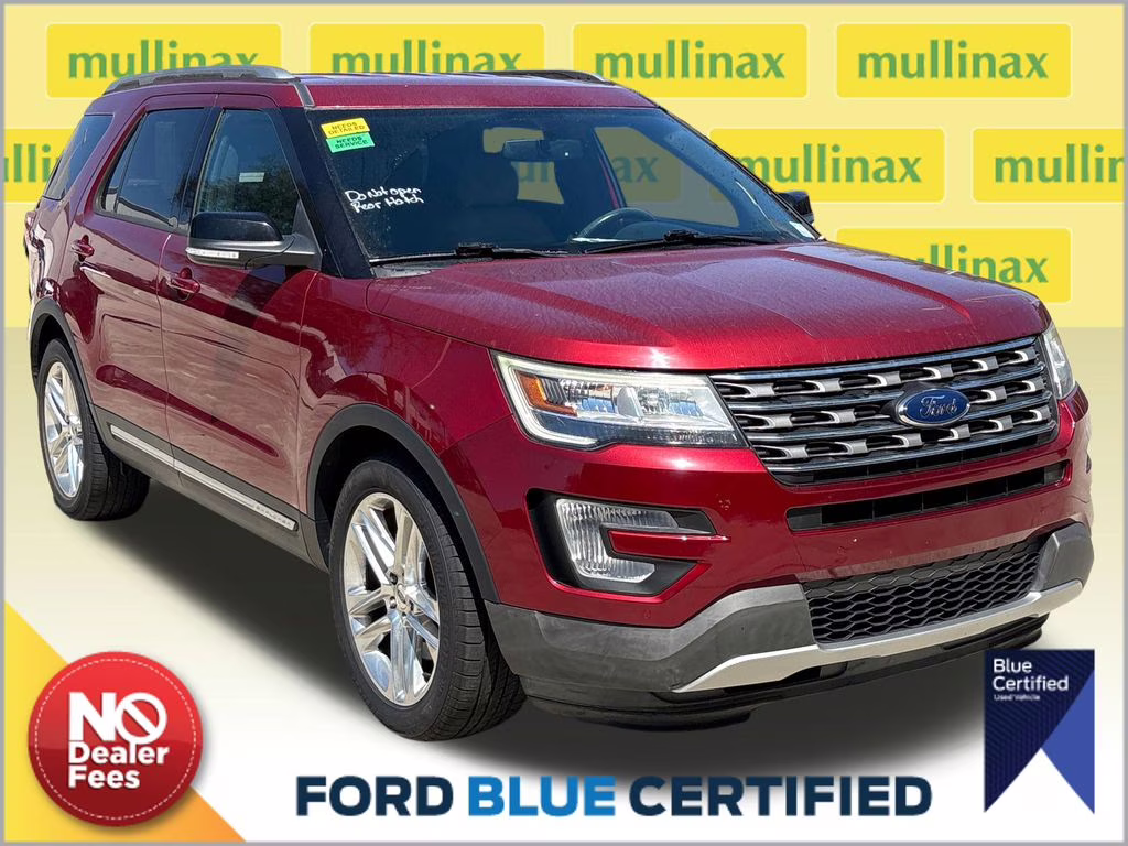 2017 Ruby Red Metallic Ford Explorer XLT FWD SUV