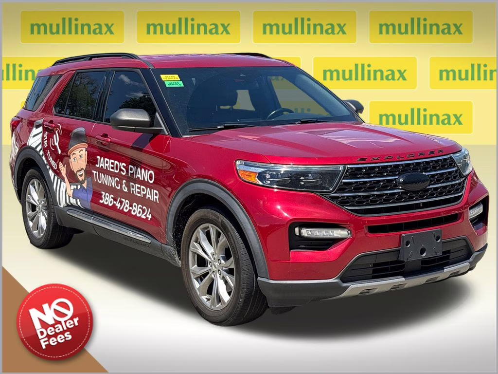 2020 Red Metallic Ford Explorer XLT RWD SUV