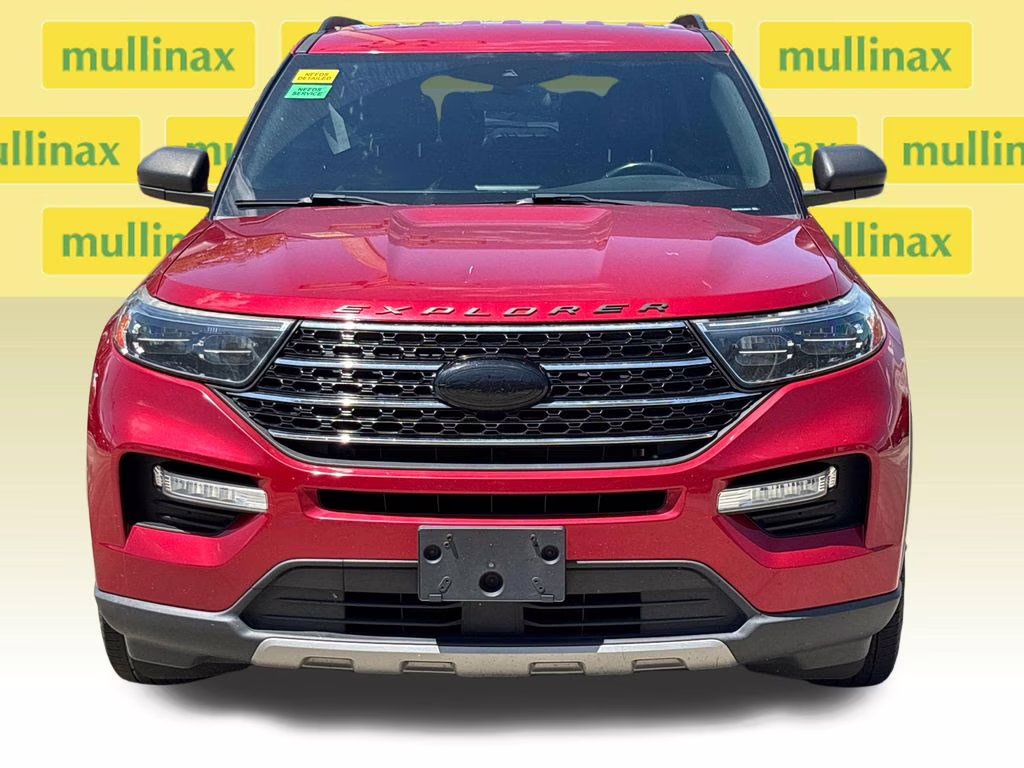 2020 Red Metallic Ford Explorer XLT RWD SUV