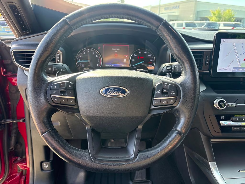 2020 Red Metallic Ford Explorer XLT RWD SUV