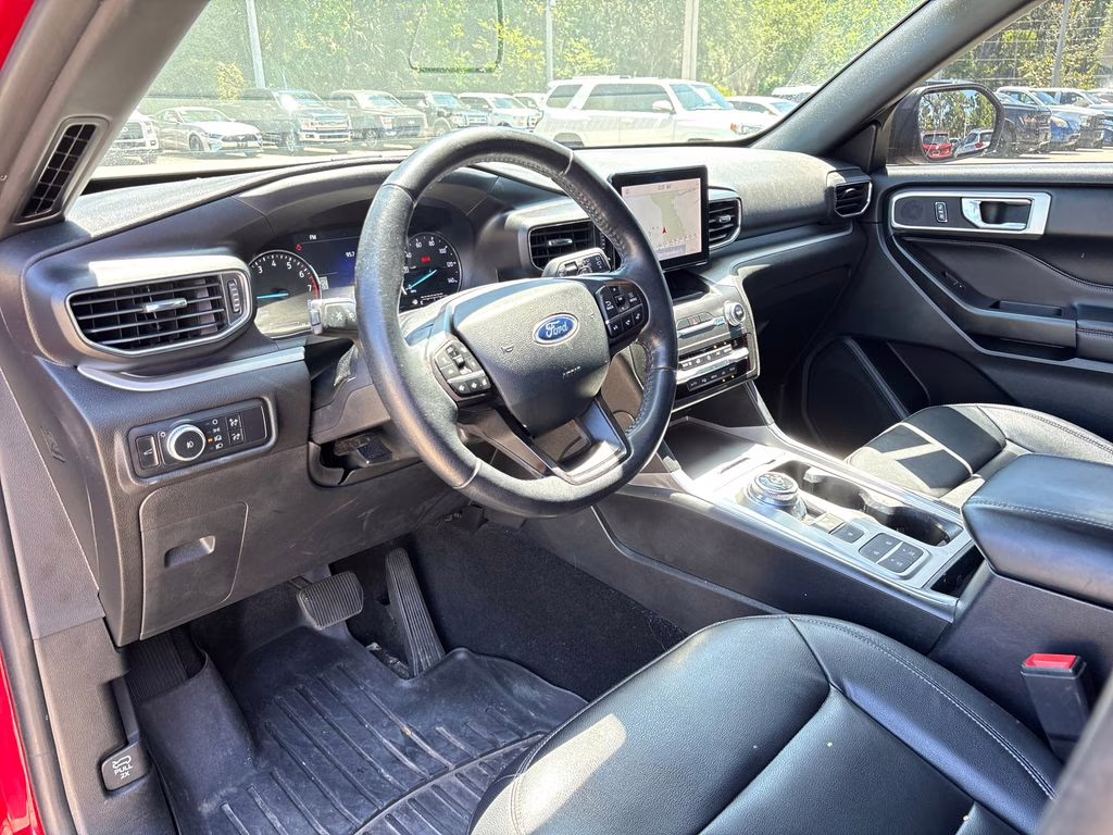 2020 Red Metallic Ford Explorer XLT RWD SUV