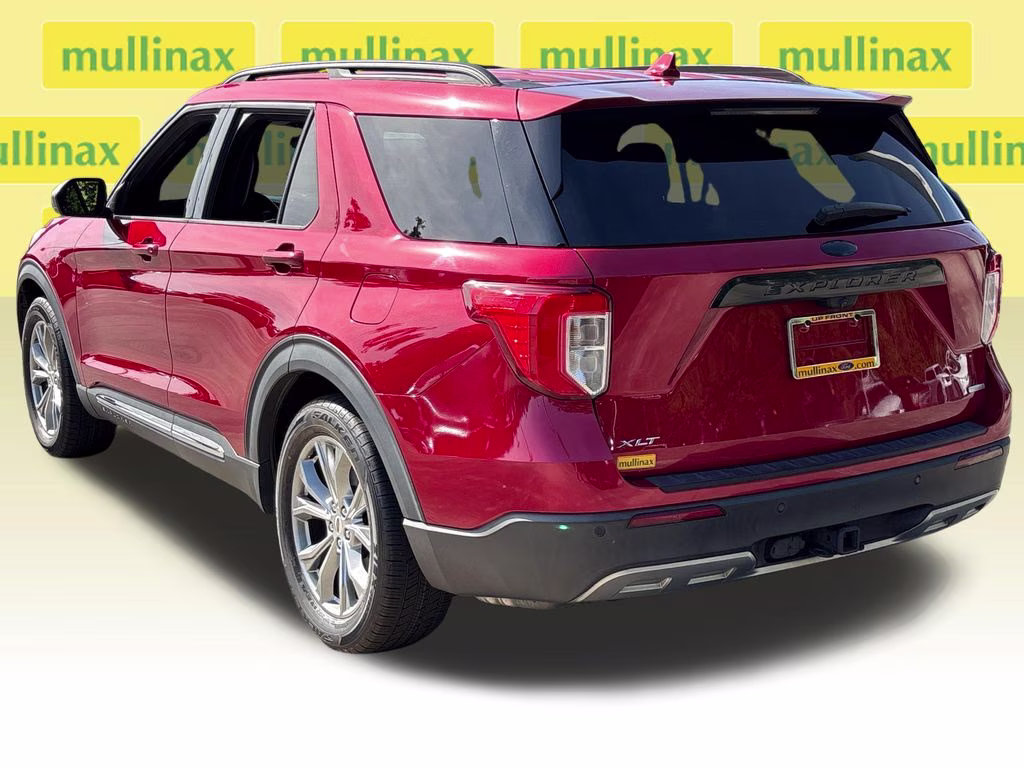 2020 Red Metallic Ford Explorer XLT RWD SUV