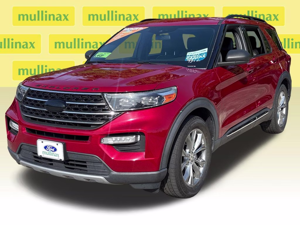 2020 Red Metallic Ford Explorer XLT RWD SUV