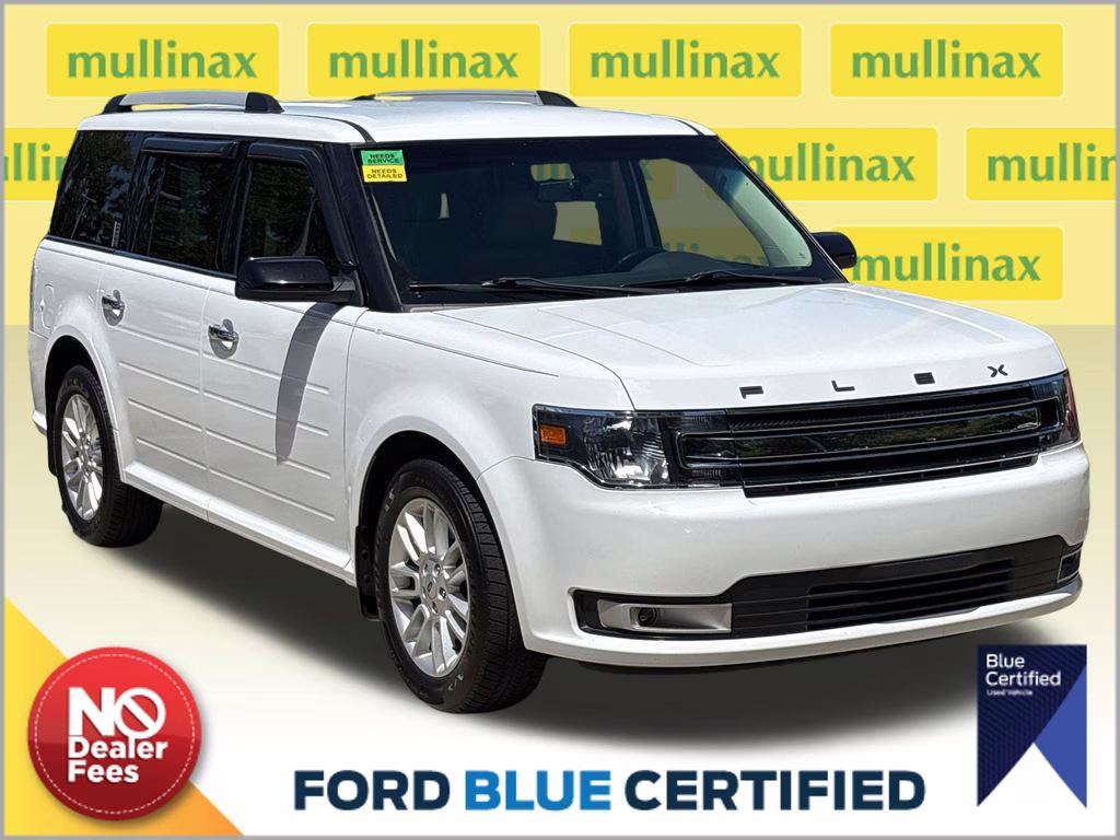 2019 Oxford White Ford Flex SEL FWD SUV