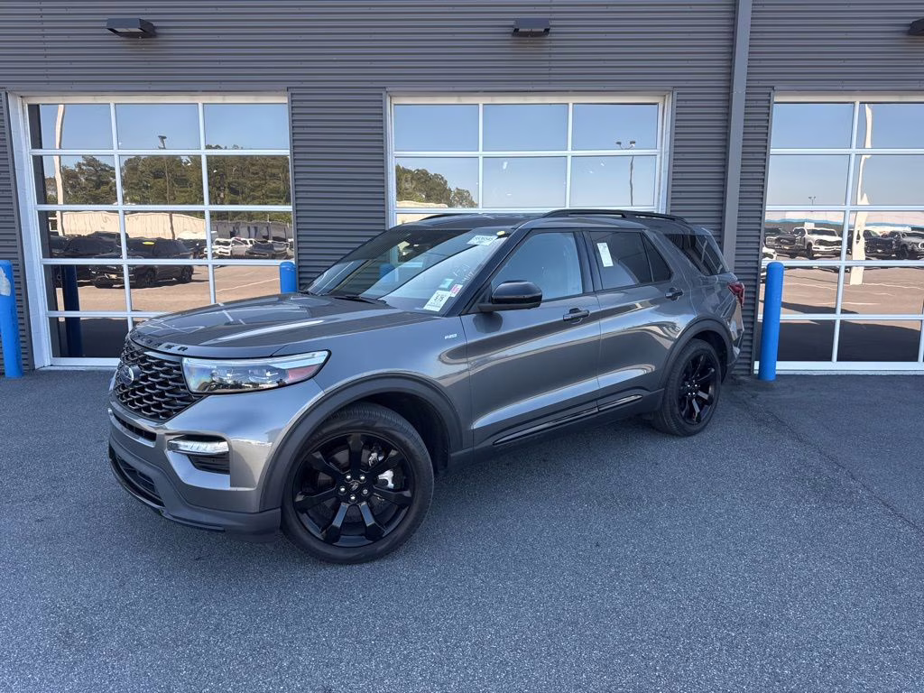2023 Carbonized Gray Metallic Ford Explorer ST-Line RWD SUV