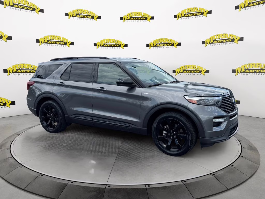 2023 Carbonized Gray Metallic Ford Explorer ST-Line RWD SUV