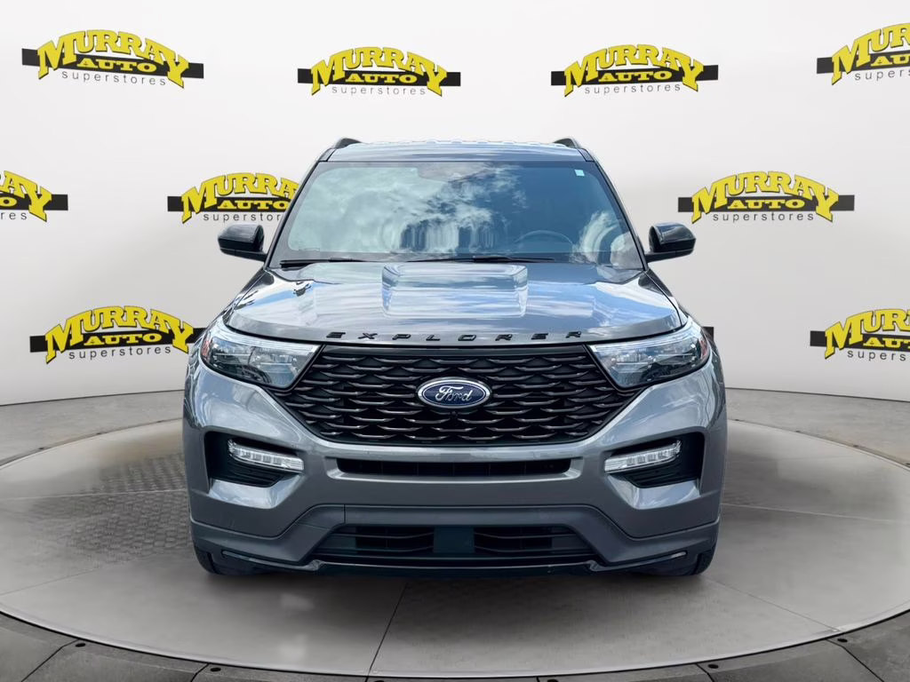 2023 Carbonized Gray Metallic Ford Explorer ST-Line RWD SUV