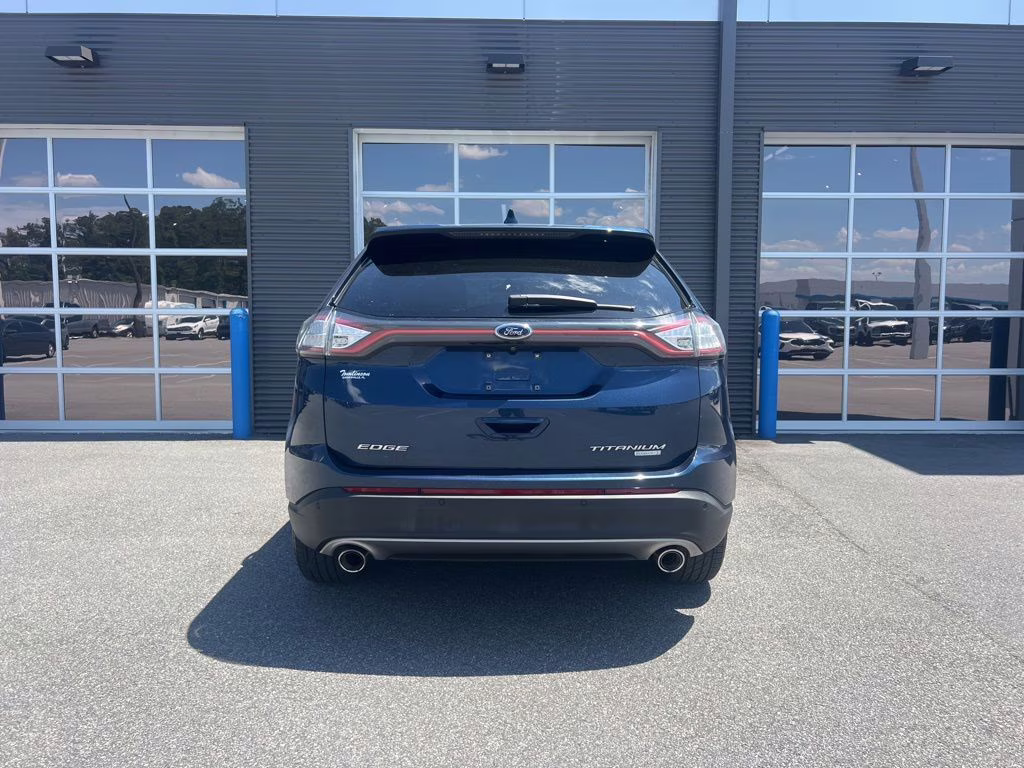 2017 Blue Jeans Metallic Ford Edge Titanium FWD SUV