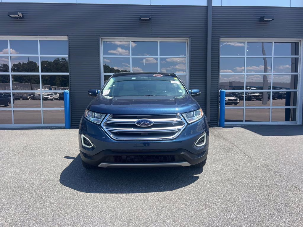 2017 Blue Jeans Metallic Ford Edge Titanium FWD SUV