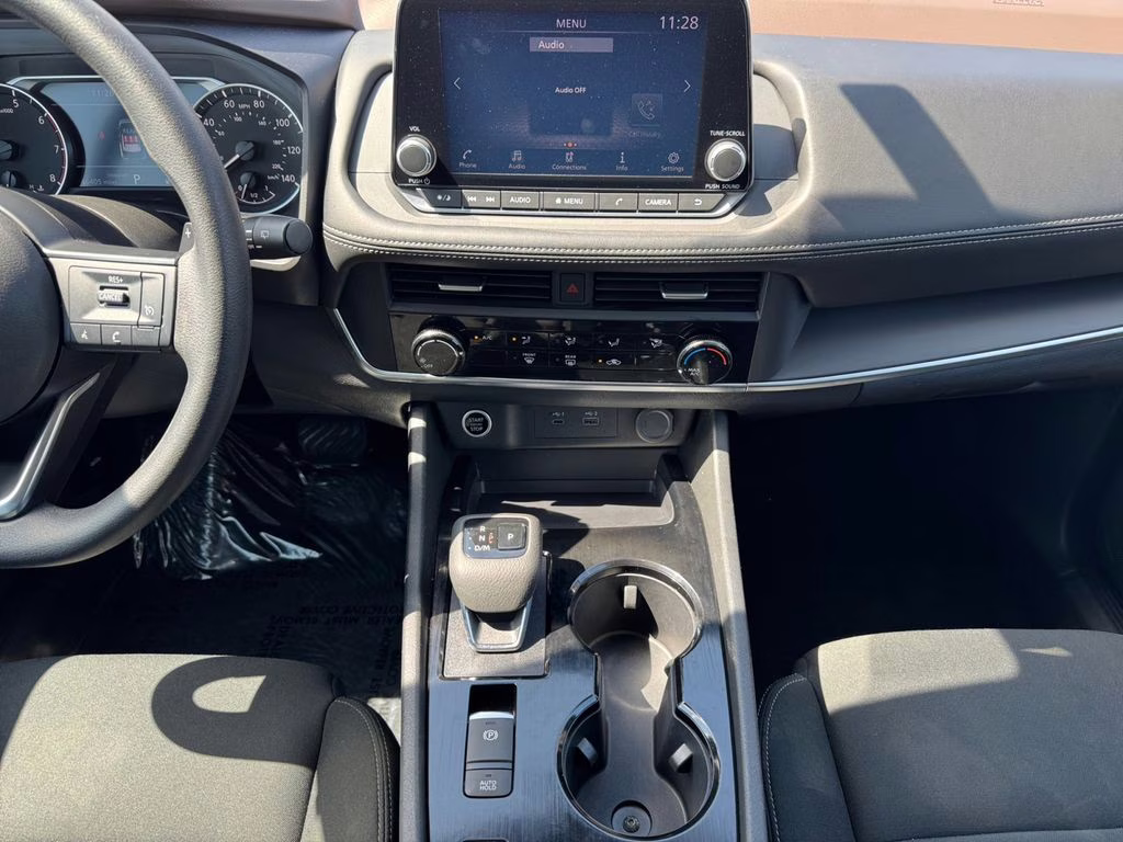 2023 Glacier White Nissan Rogue S FWD SUV
