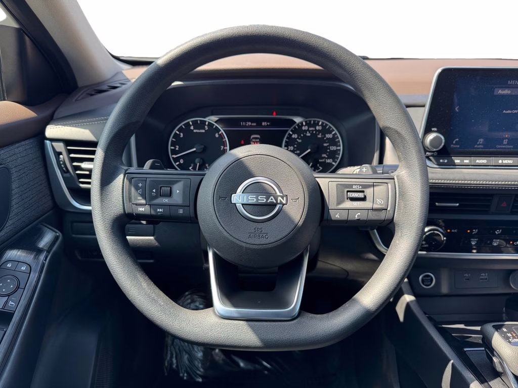 2023 Glacier White Nissan Rogue S FWD SUV