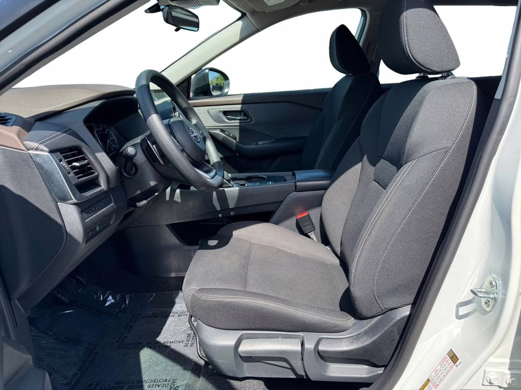 2023 Glacier White Nissan Rogue S FWD SUV