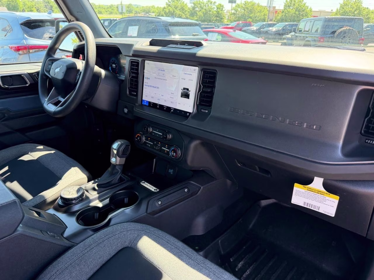 2025 Azure Gray Metallic Tri-Coat Ford Bronco Base 4X4 SUV