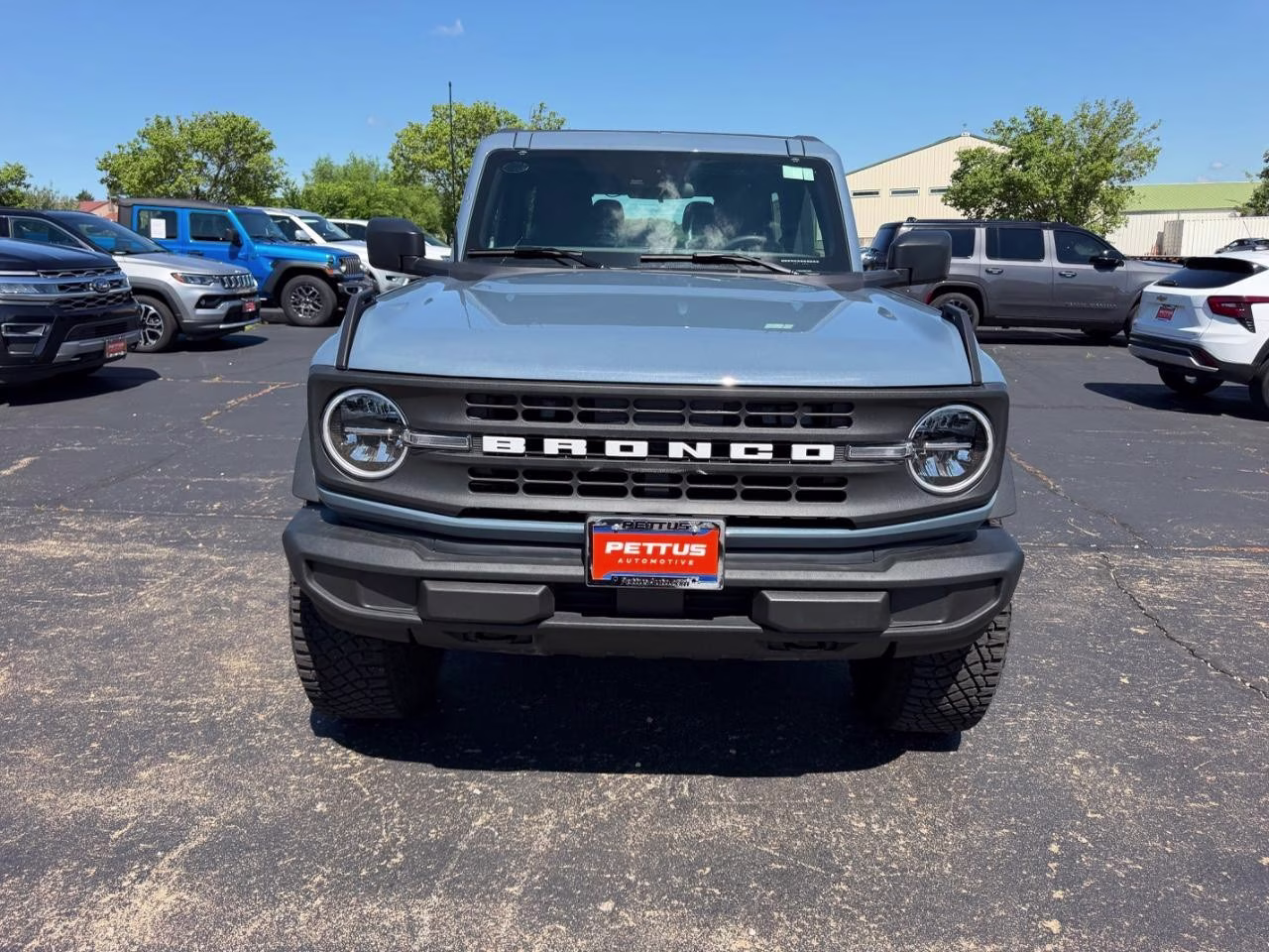 2025 Azure Gray Metallic Tri-Coat Ford Bronco Base 4X4 SUV