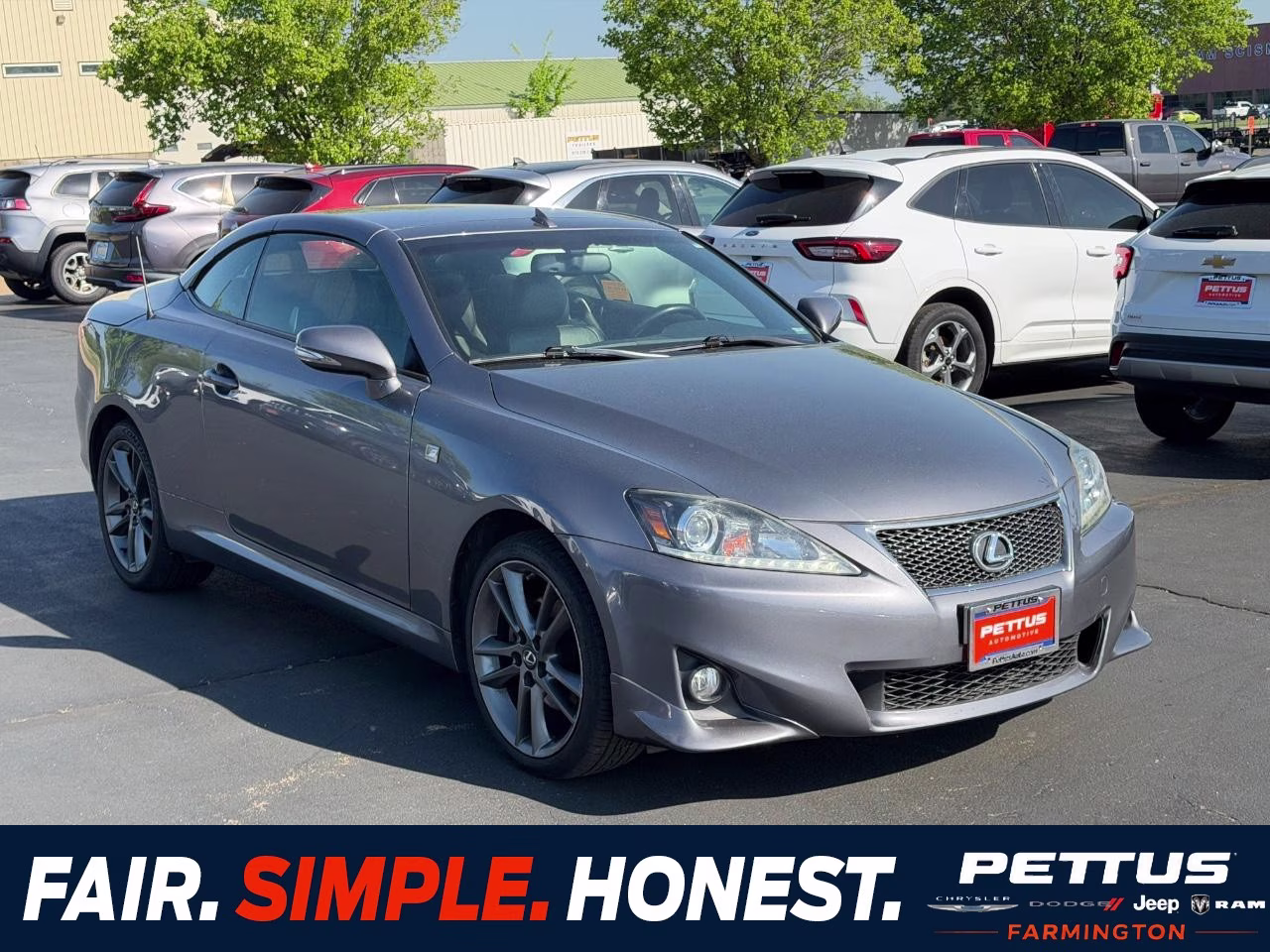 2013 Silver Lining Metallic Lexus IS 250 C RWD Convertible
