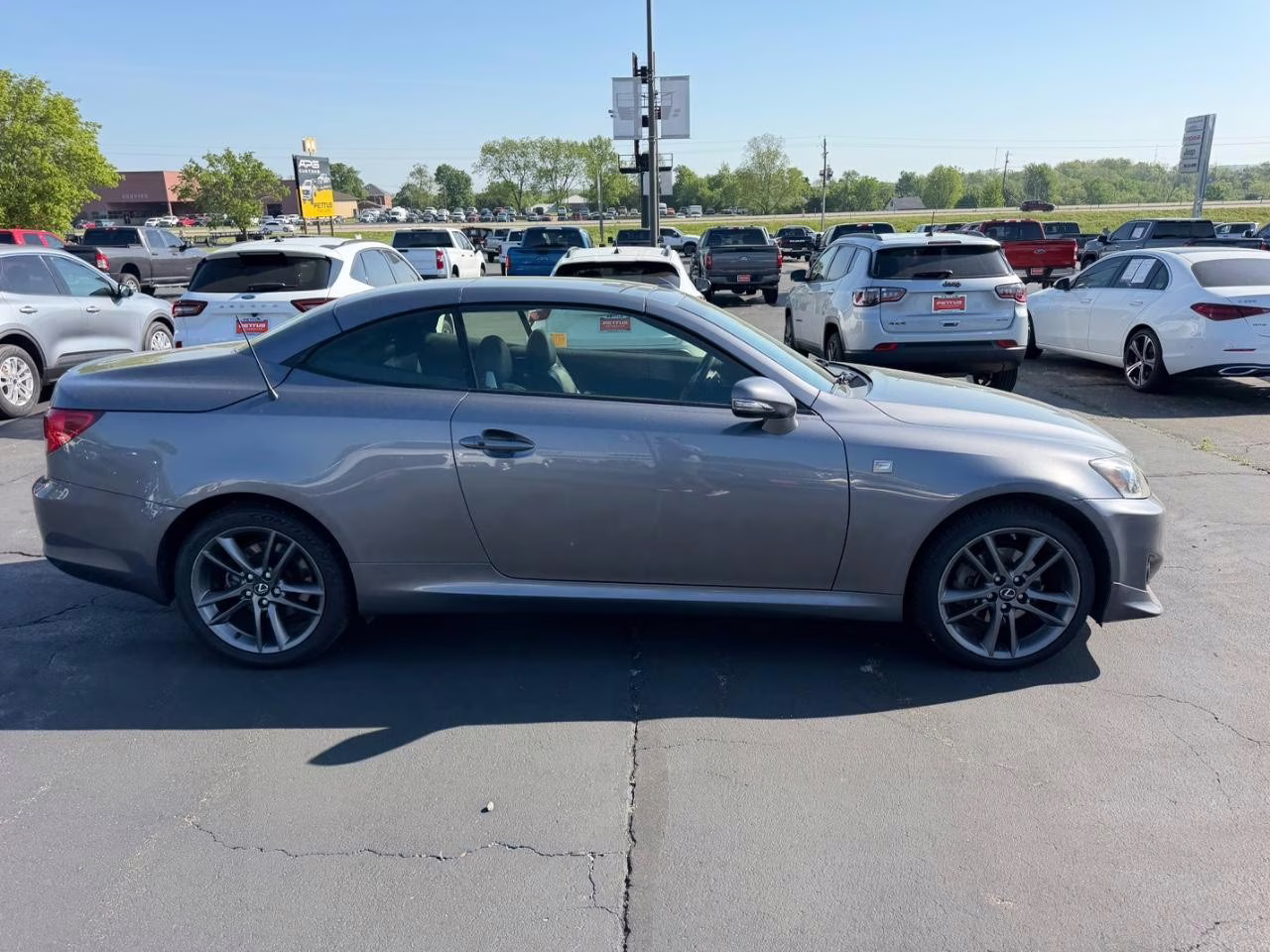 2013 Silver Lining Metallic Lexus IS 250 C RWD Convertible