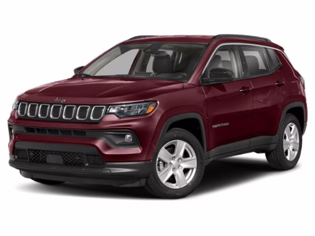 2022 Velvet Red Pearlcoat Jeep Compass Limited 4X4 SUV