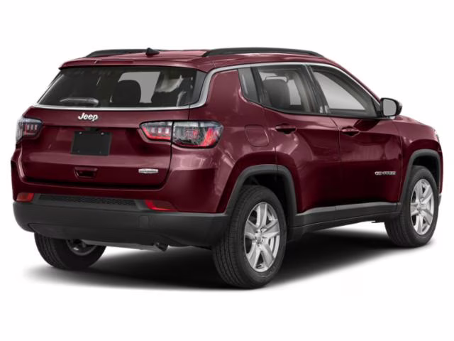 2022 Velvet Red Pearlcoat Jeep Compass Limited 4X4 SUV